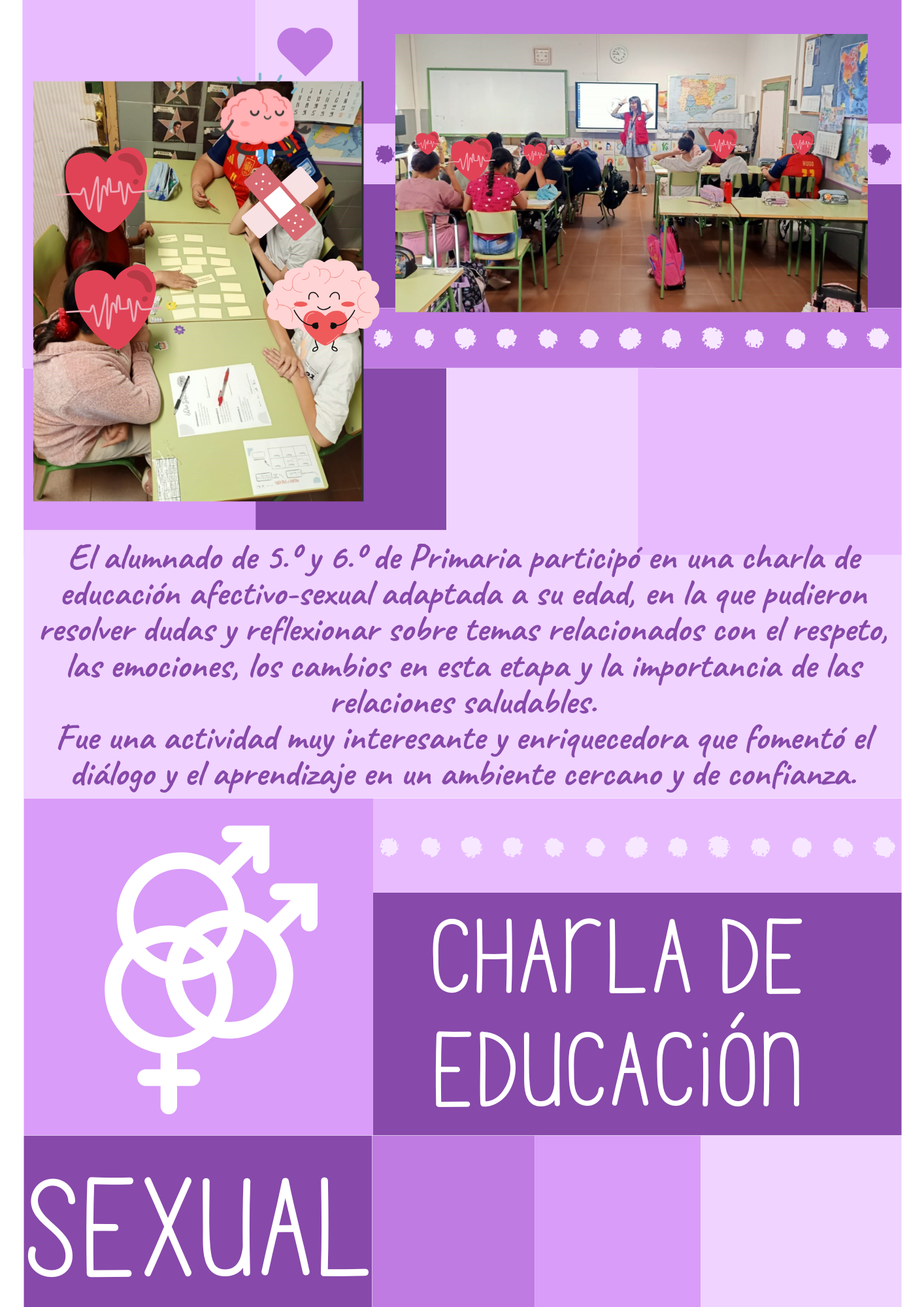 Charla educación sexual